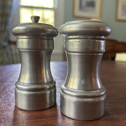 Vintage RAIMOND PEWTER Salt And Pepper Shakers (Dining Room)