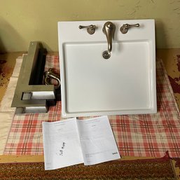 Brand New Kohler Lavatory Sink With Bracket Kit (Basement 2)