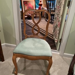 Chair With Green Upholstered Seat (Master BR)