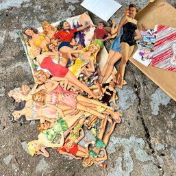 Vintage Pinup Cutout Paper Dolls