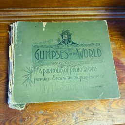 Antique Illustrated Book: Glimpses Of The World (Bedroom 2)