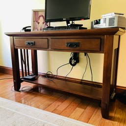 Console Table With Drawers (BR)