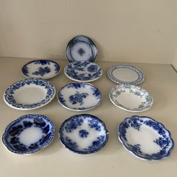 Vintage Flow Blue & More Floral Mini Trinket Dishes (Attic)