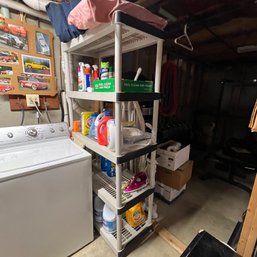 Plastic Storage Shelf (basement 2)