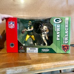 NFL Collectible Figurines, New In Box, Favre V Urlacher