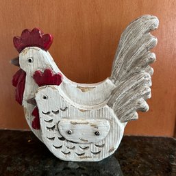 Small Wooden Chicken Decoration (kitchen)