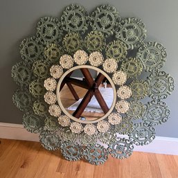 Large Round Metal Wall Mirror (LR)