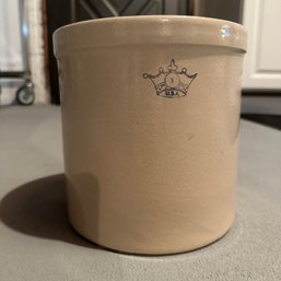 Vintage Blue Crown #1 Crock (HW3) (Basement Shelf)