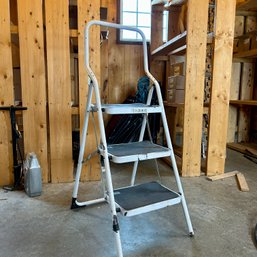 Folding Metal Step Ladder (garage2)