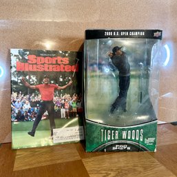 Tiger Woods Figurine New In Box With Magazine