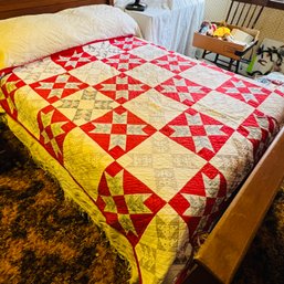 Vintage Patchwork Quilt - As Is (Bedroom 2)