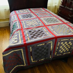 Full/queen Size Handmade Patchwork Quilt (Bedroom)