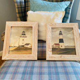 Pair Of Framed Lighthouse Prints (Master Bedroom)