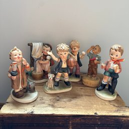 Six Vintage Assorted Napco/Nanco Child Figurines  (BT)