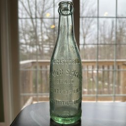 Vintage Glass Bottle, Silver Spring Brand, Bowles Brothers Company (HW)