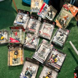 Large Lot Of NFL Figurines New In Box