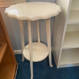 Vintage Painted Wooden Side Table  Plant Stand (Garage)