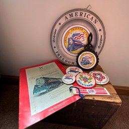 Vintage America's Freedom Train Bicentennial Collectible Items  (BT)