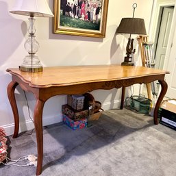 Vintage Extra Large Wooden Desk, Table (BSMT)