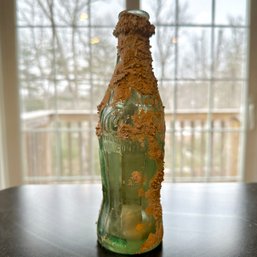 Vintage Coral Covered Coca-Cola Bottle, New York - Seashells Inside! (HW)
