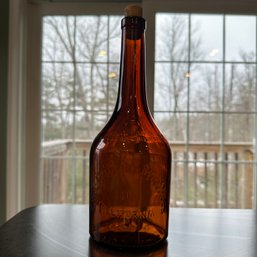 Vintage Amber Bottle, The Christian Brothers Of California (HW)