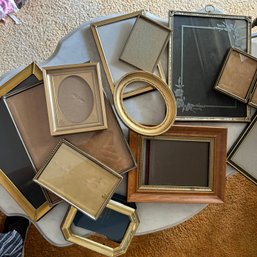Vintage Frames Lot, Gold Toned, Smaller Frames (Lroom)