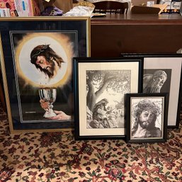 Assortment Of Religious Framed Art (BSMT)