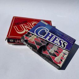 Vintage Uno And Mini Chess (JS)