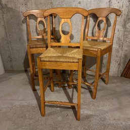Trio Of Counter-Height Bar Stools (BSMT)