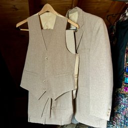 Vintage GARRISON PARK 3 Piece Suit From Gus Gravas Clothing (attic)