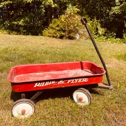 Classic, Vintage Radio Flyer Metal Wagon (Yard)