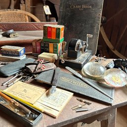 Mixed Lot Of Vintage 'Secretary's Desk' Collector's Items (zone 5)