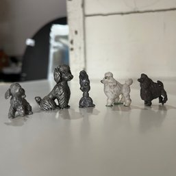 Poodle Miniatures, Some Signed (KM)