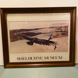 Large Framed Shelburne Museum 'Soaring' Print By Andrew Wyeth (Basement Right)