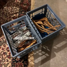 Two Crates Of Hangers (BSMT)