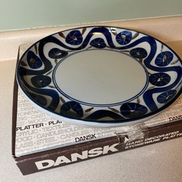 Vintage Dansk Stoneware Platter 13' (Kitchen)