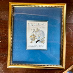 Framed Marie Angel Illustrated Ermine Greeting Card With Poet John Dryden Quote (GarageUP)