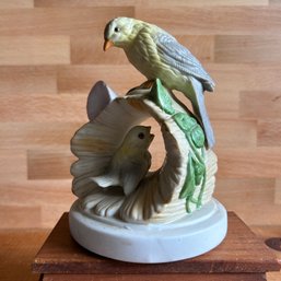 Vintage TELEFLORA Birds Ceramic Figurine (lroom)