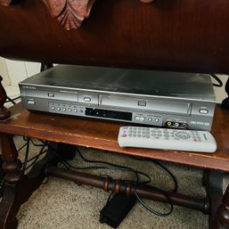 Samsung DVD And VHS Player With Remote (Living Room)