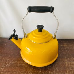 Le Creuset Yellow Metal Tea Kettle (Loc: B6)