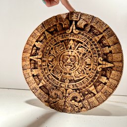 Vintage Mayan Calendar Wall Plaque (BSMT)