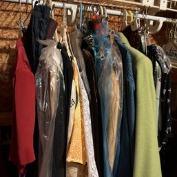 Women's Clothing Lot, Some Vintage - Dresses, Skirts, Tops, Jackets (Basement Closet)