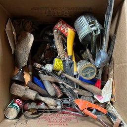 Mixed Lot Of Vintage Tools And Kitchen Items