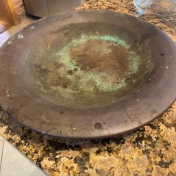 Vintage Round Metal Bowl (Kitchen)