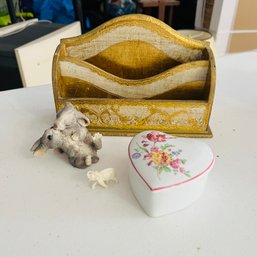 Letter Sorter With Figures And Trinket Box (LH)