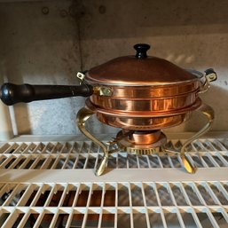 Copper-Toned Chafing Dish (Basement Shelf)