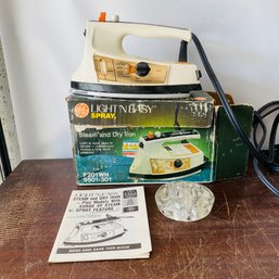 Vintage GE Light 'N Easy Steamer (Loc: B2)