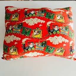 Vintage Handmade Holiday Pillow (NK)