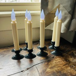 Set Of 8 Battery Operated Votive Candles (Living Room)