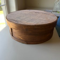 Handmade Round Wooden Cheese Box (BR 2)